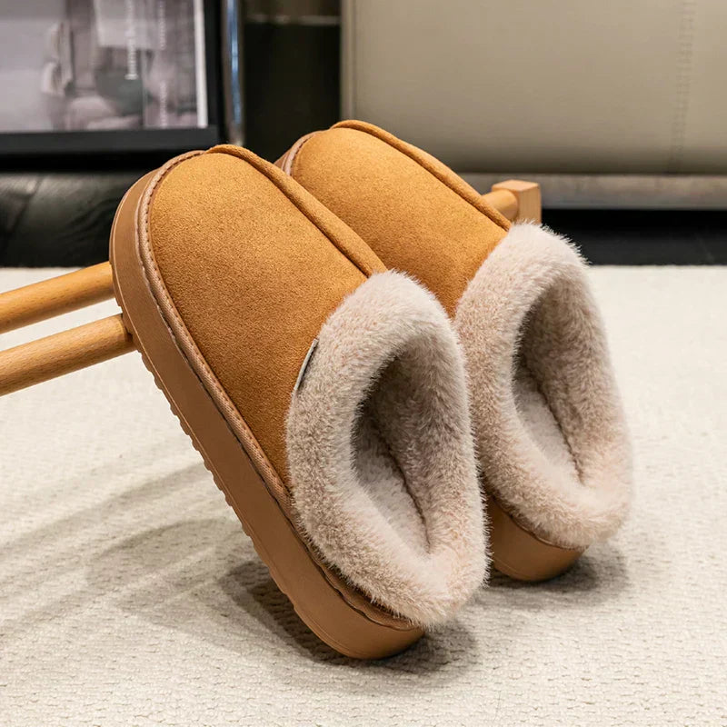 Pantuflas di Donna di Felpa per Interna con Fodera Cálido e Suola Antideslizante