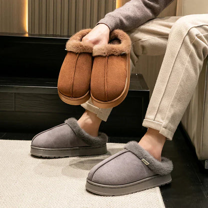Pantuflas di Donna di Felpa per Interna con Fodera Cálido e Suola Antideslizante