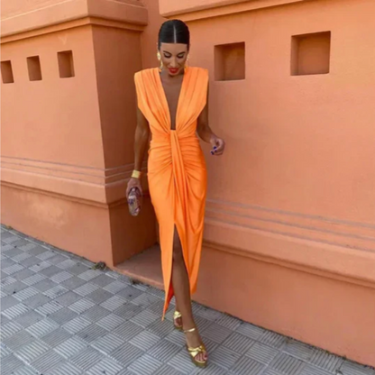 Lily | Abito elegante con Pliegues