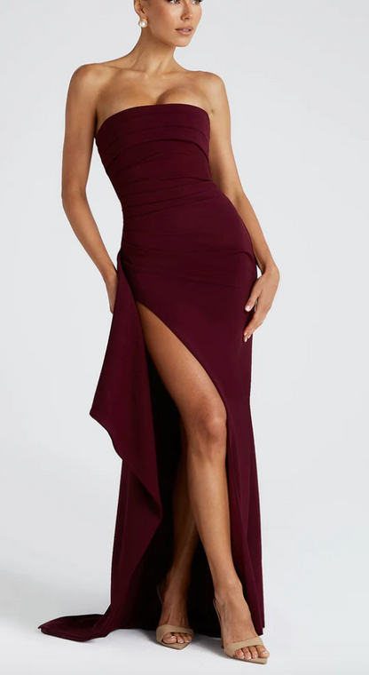 Alina | Elegante Abito maxi senza spalline