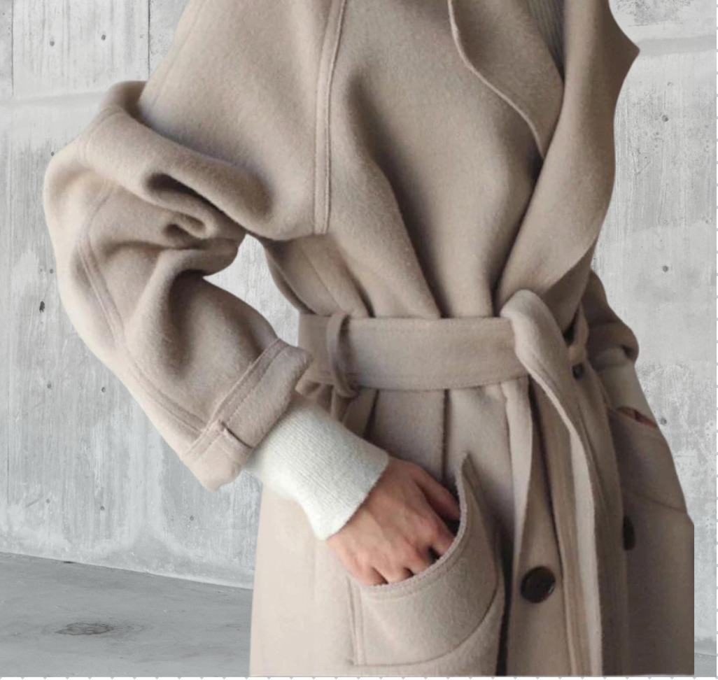 Sarah™ - Cappotto in lana Lungo