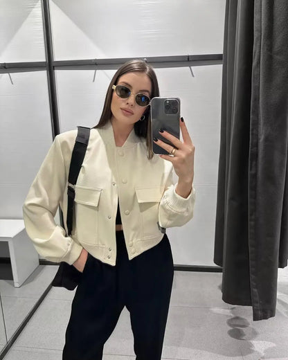 BELLA | Bomber a maniche lunghe Corto