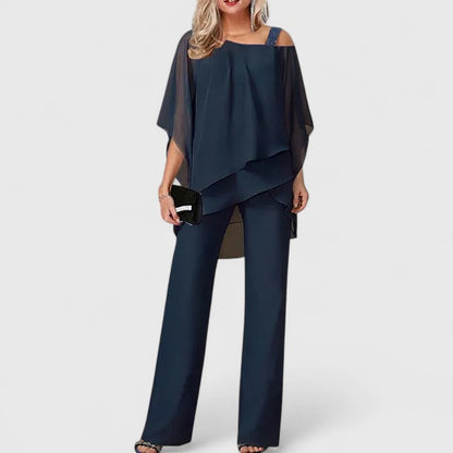 JOCELYN – SET DUE PEZZI ELEGANTE CON DRAPPEGGIATO