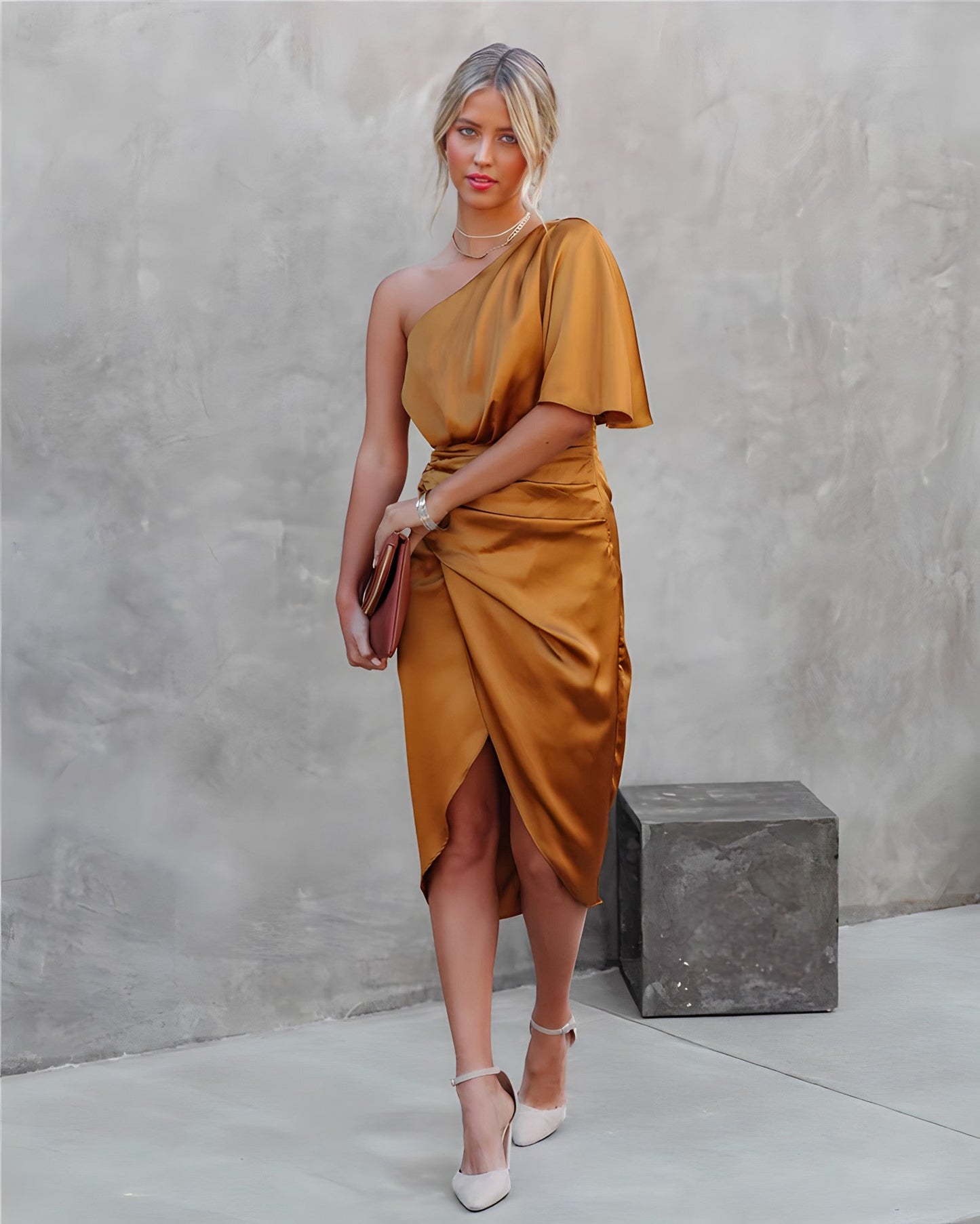 Allegra - Elegante abito di festa di seta