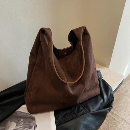 Jada | Borsa tote di Camoscio