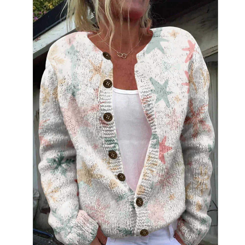 Dora | Cardigan chic con stampa