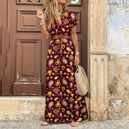 Vivienne | Abito midi Plissettato Floreale