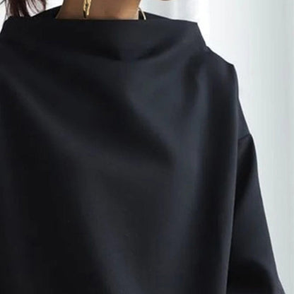 Liscia | Top Casual con Collo alto