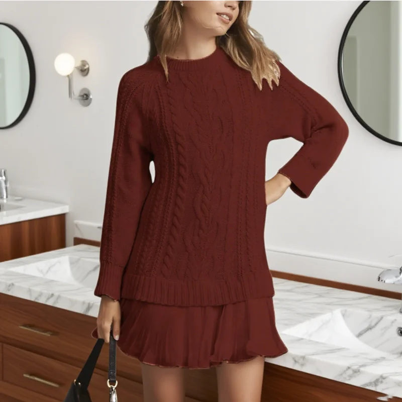Gaëlle™ | Abito di Maglione Unico