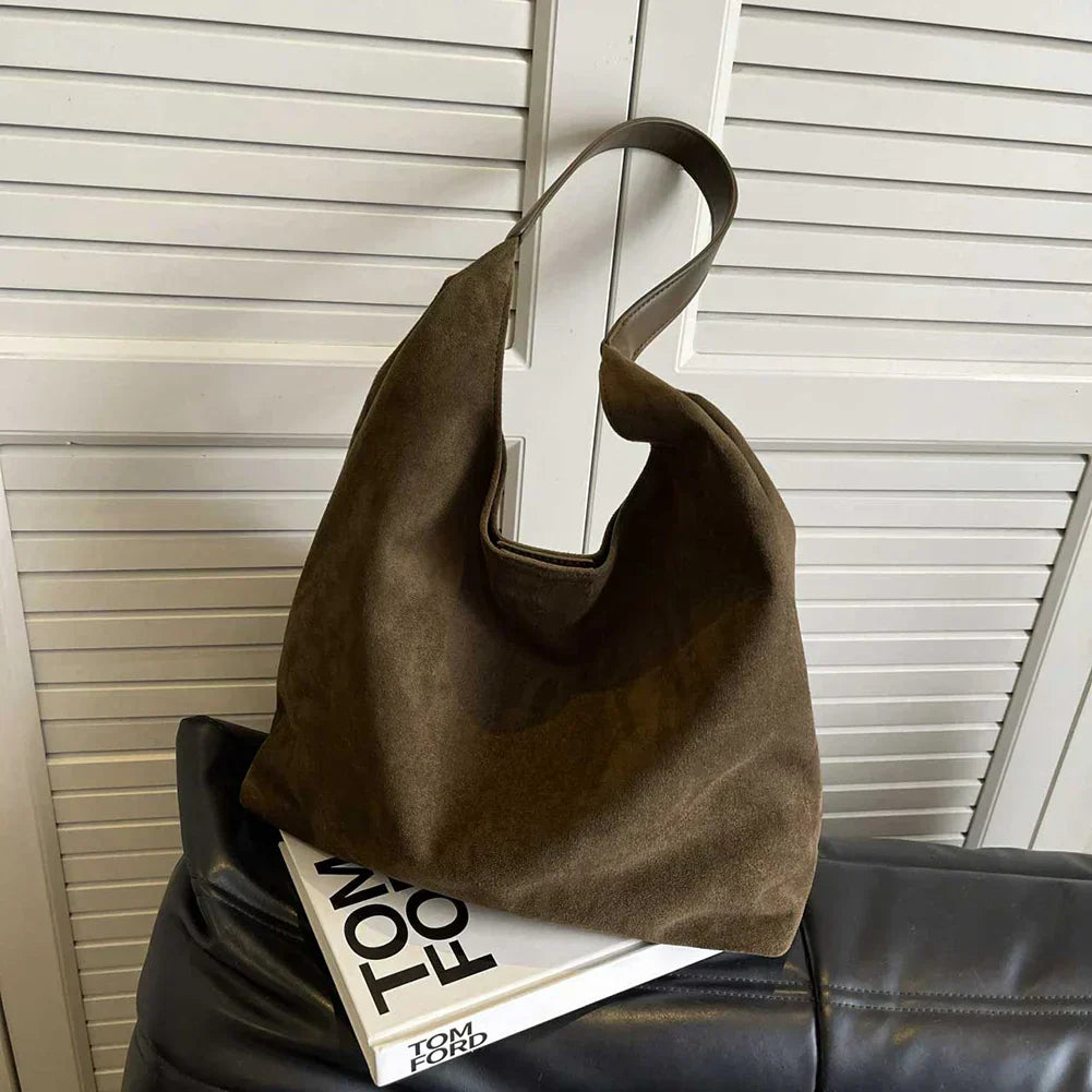 Jada | Borsa tote di Camoscio