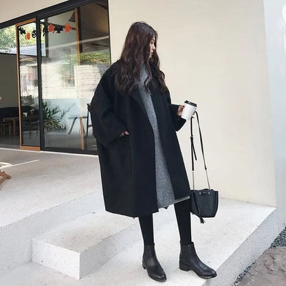 MAURA | Trench di misto lana Oversize