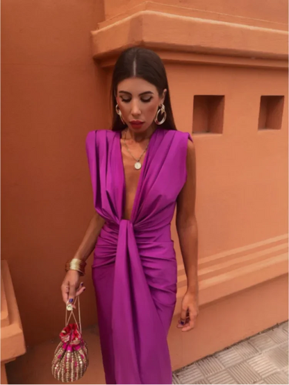 VALERIE – ABITO DA SERA ELEGANTE CON FRUNCIDOS