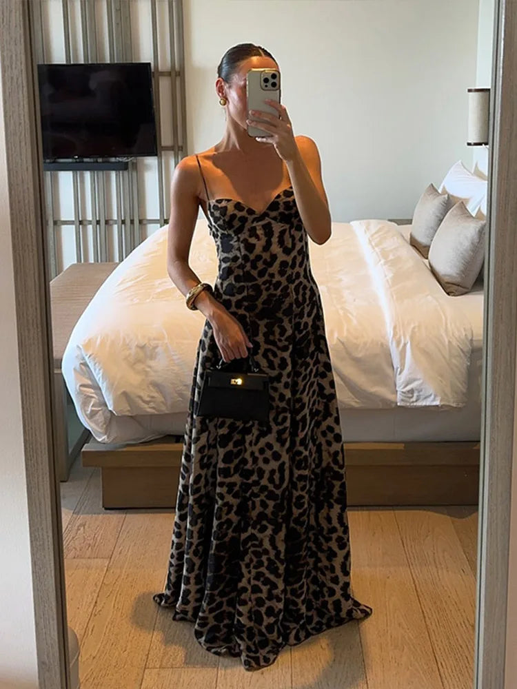 Antonella - Abito maxi Leopardo