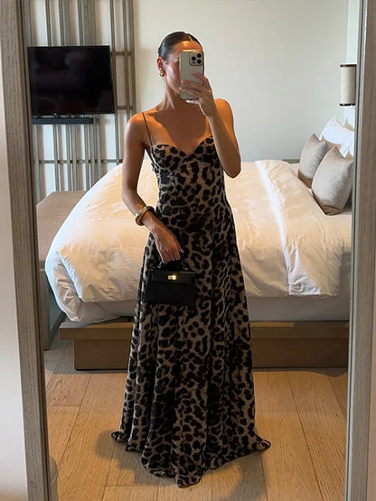 Antonella - Abito maxi Leopardo