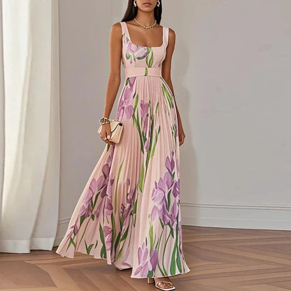 Claudia™ | Abito maxi A-Line Floreale