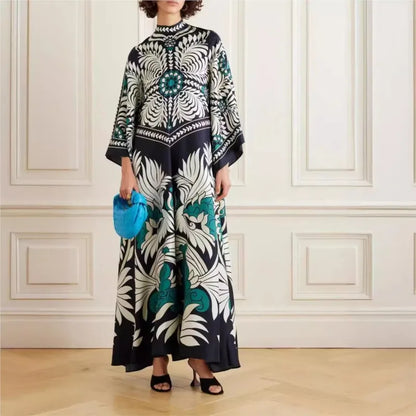 Abito maxi Floreale Esculpido Eleganza™