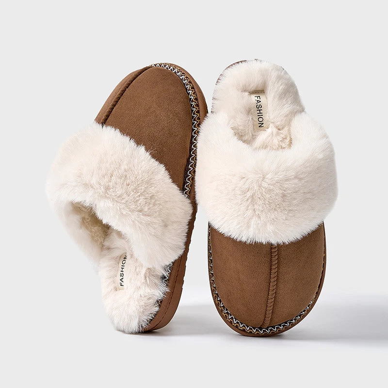 Sneakers di Invierno da donna di Peluche con Fodera di Morbida Vellón e Comfort Cálido
