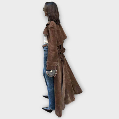 Trench in camoscio Couture