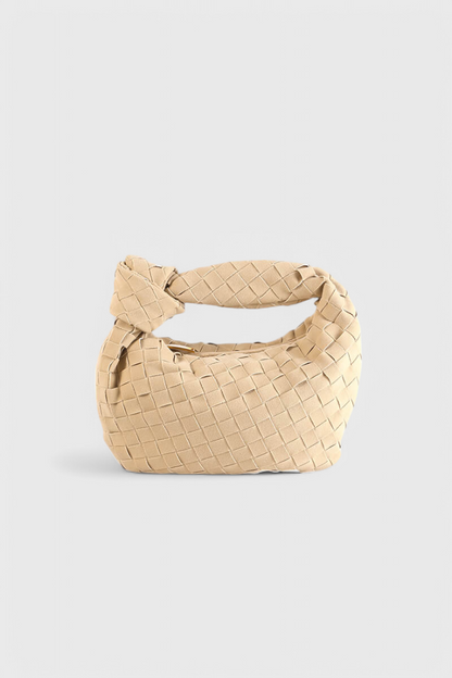 Remi – Mini Borsa Intrecciata con Dettaglio Nodo