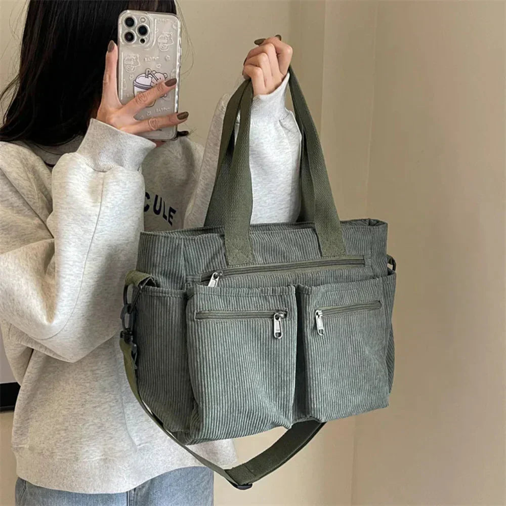Lina™ - Borsa con Coulisse con Dettagli Fatti a Mano