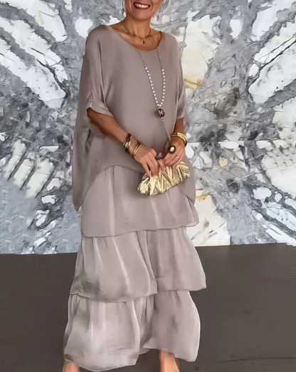 NOA – ABITO MAXI ELEGANTE CON CUBRIMIENTO DEL VIENTRE