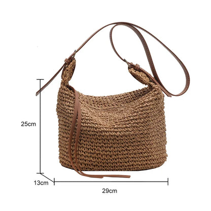 Arnljot | Borsa Strutturata di Spalla in Stile intrecciato
