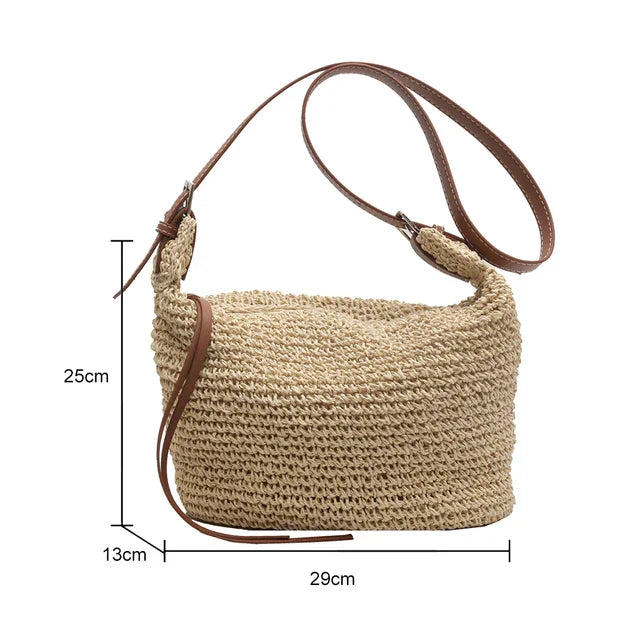 Arnljot | Borsa Strutturata di Spalla in Stile intrecciato