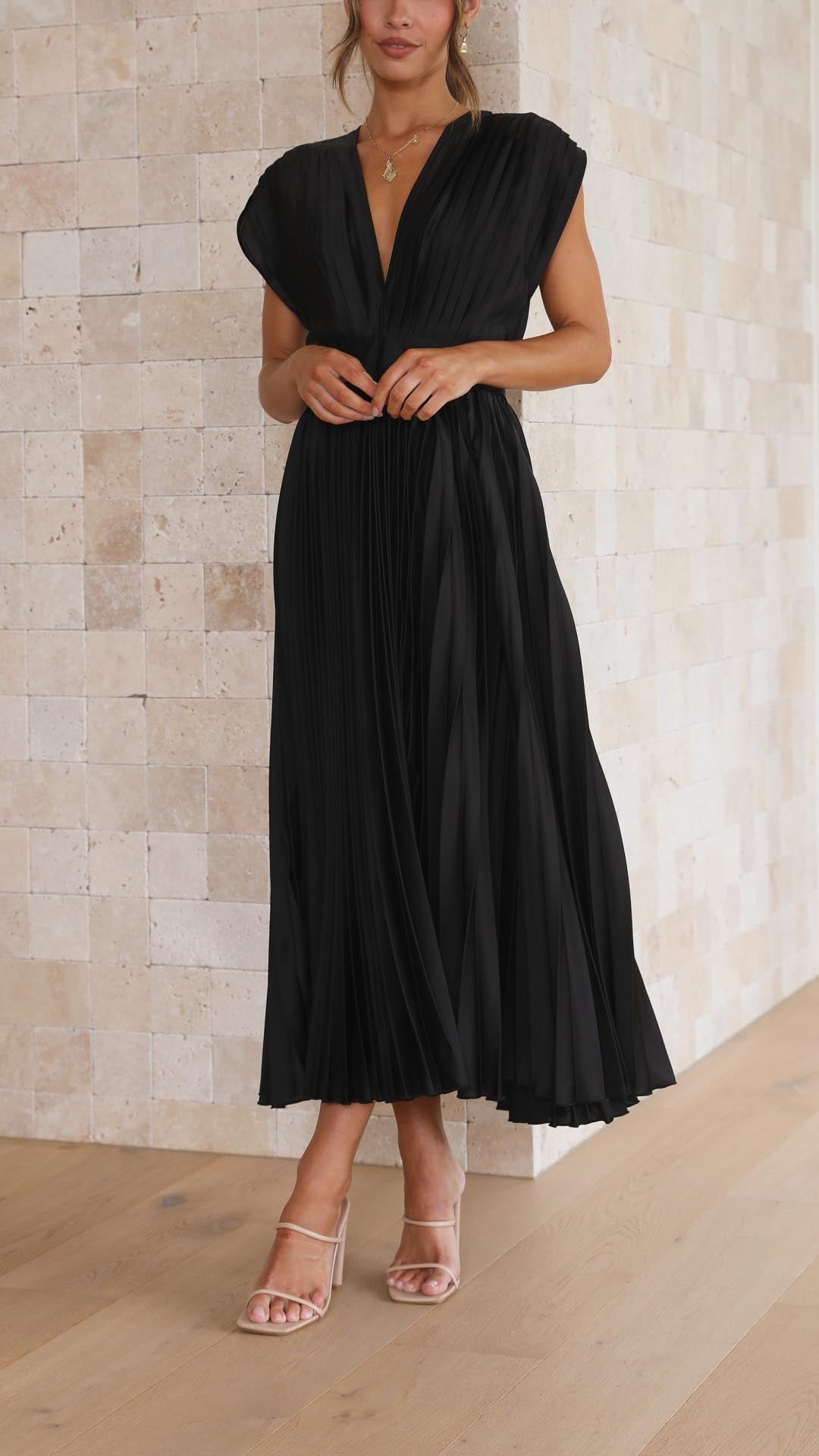 Alexis - Abito Plissettato Elegante