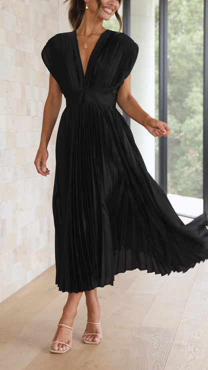 ALIYAH – ABITO MIDI PLISSETTATO ELEGANTE