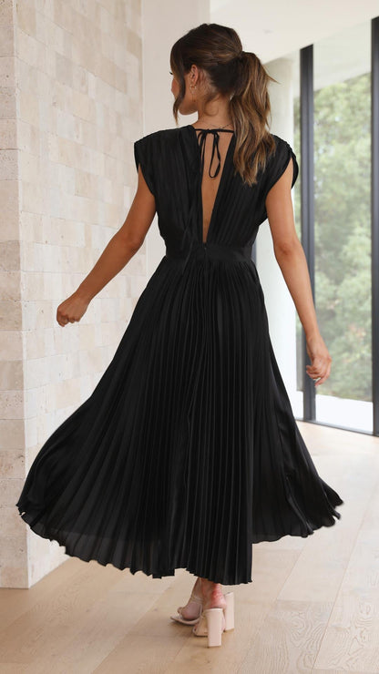 ALIYAH – ABITO MIDI PLISSETTATO ELEGANTE
