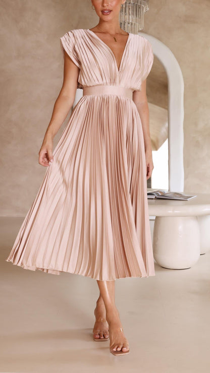Viola | Elegante abito plissettato