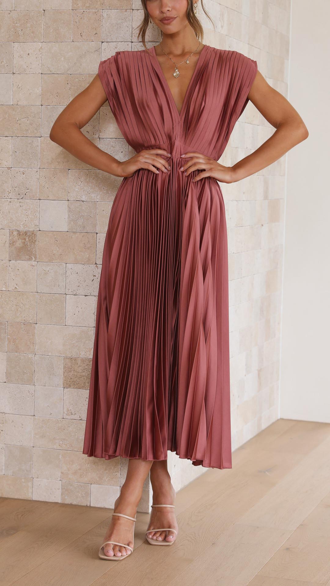Alexis - Abito Plissettato Elegante