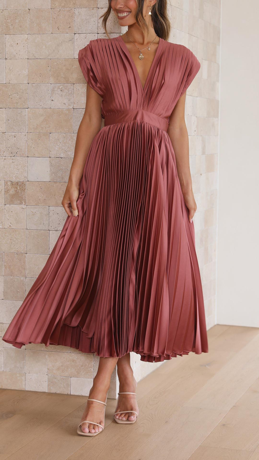 Alexis - Abito Plissettato Elegante