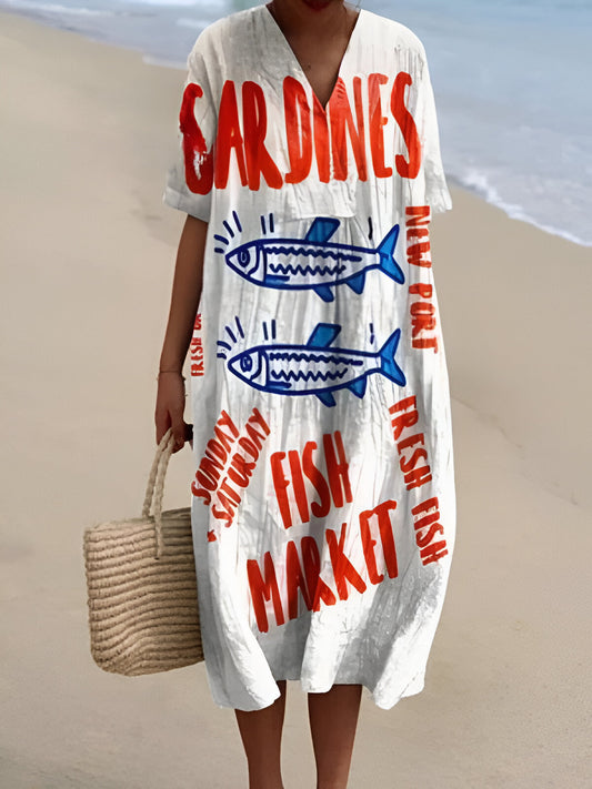 Sardine™ | Abito Stampato Brisa di Estate
