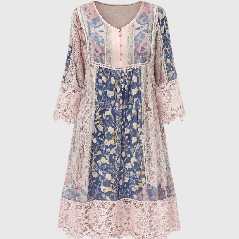 Naya | Abito midi Boho Fluido