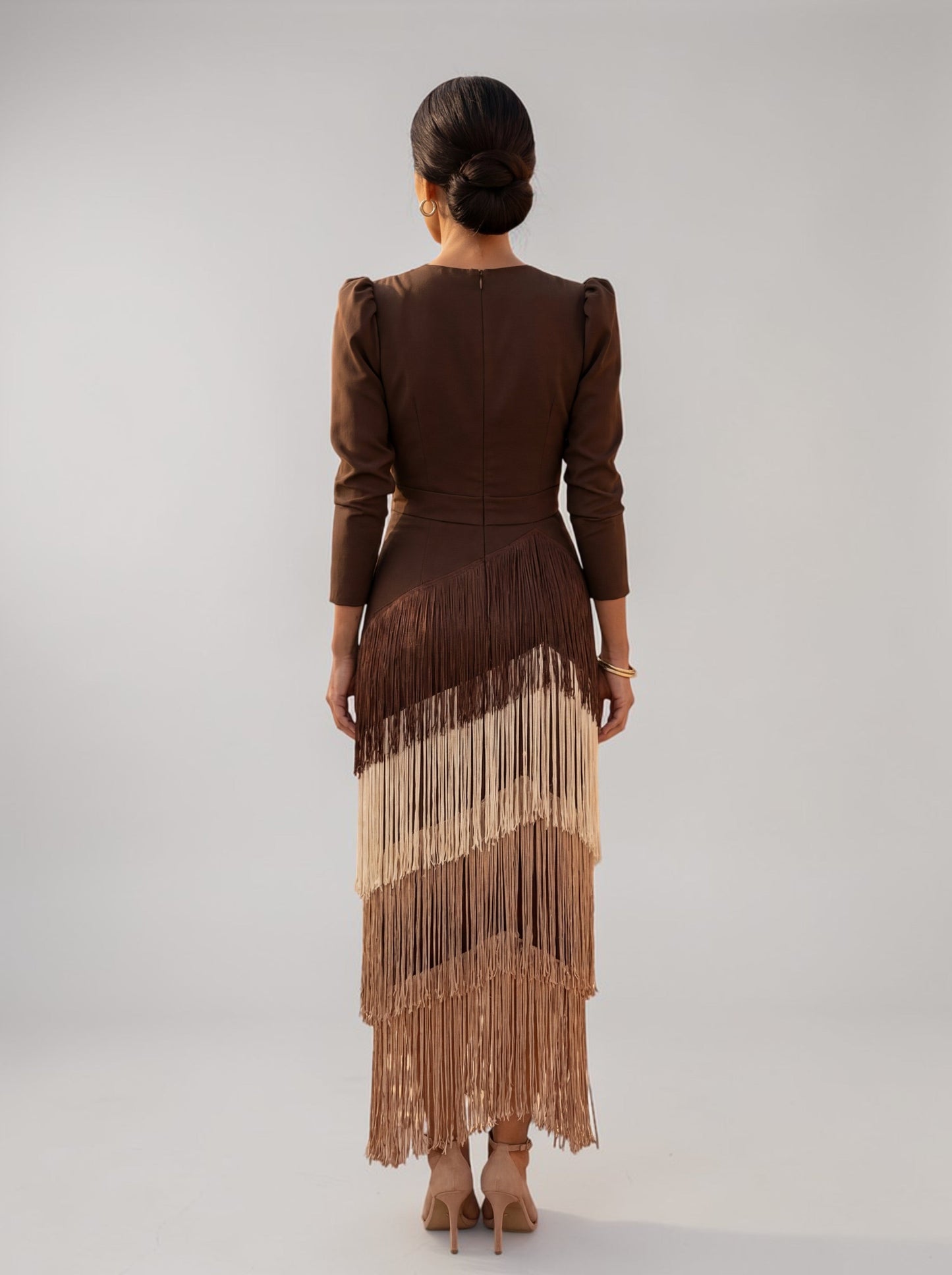 Sofia - Abito elegante con Frange