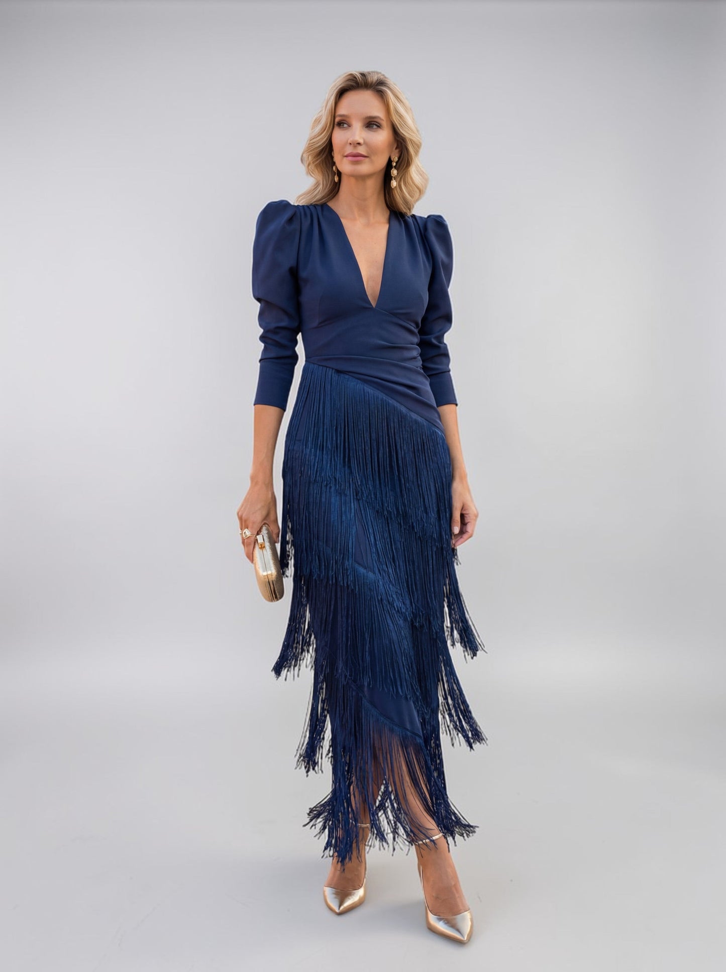 Sofia | Abito elegante con Frange