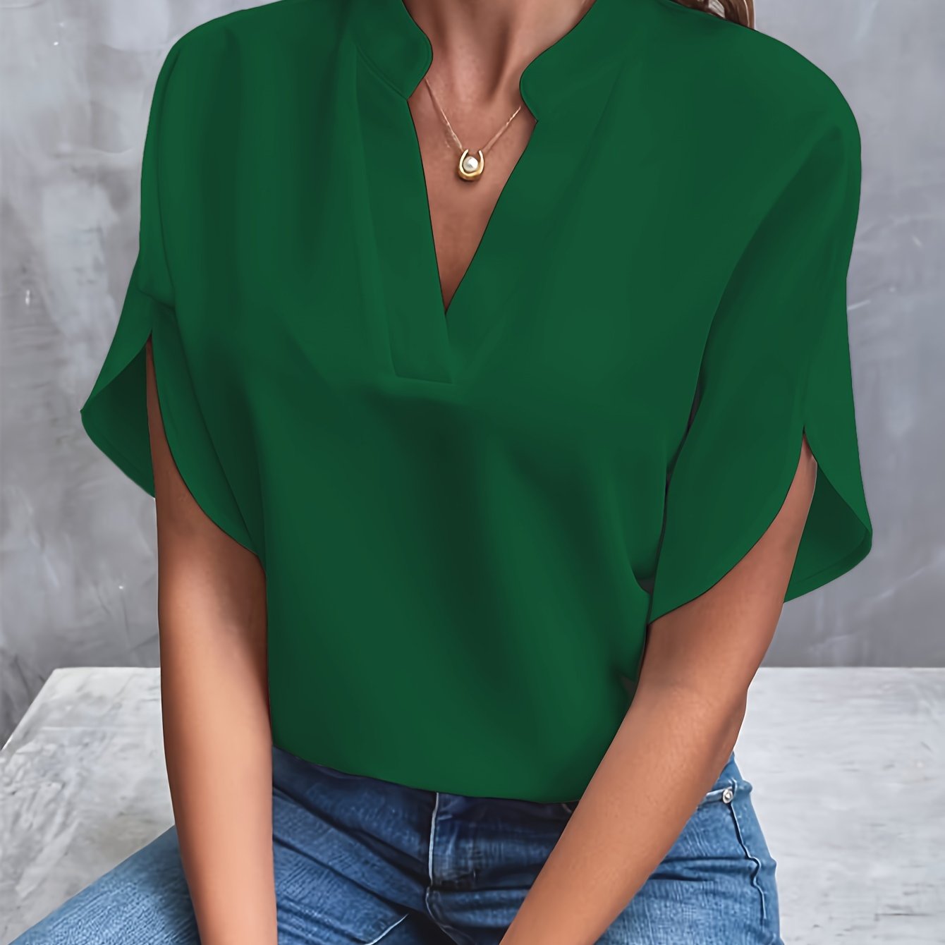 Mina™ | Blusa elegante e Lussuosa
