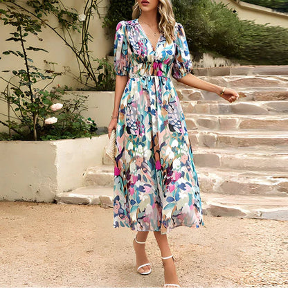 Leona | Abito Midi Elegante