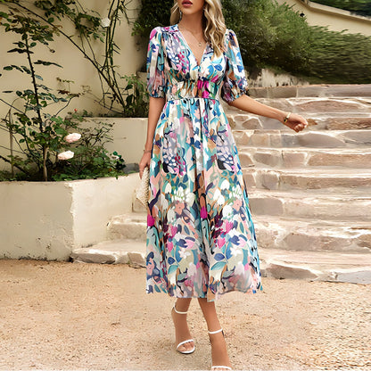 Harper - Abito Midi con scollo a V