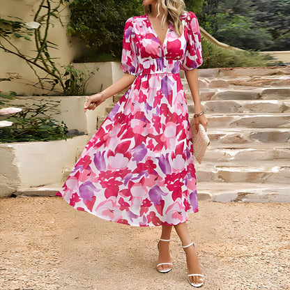 Harper - Abito Midi con scollo a V