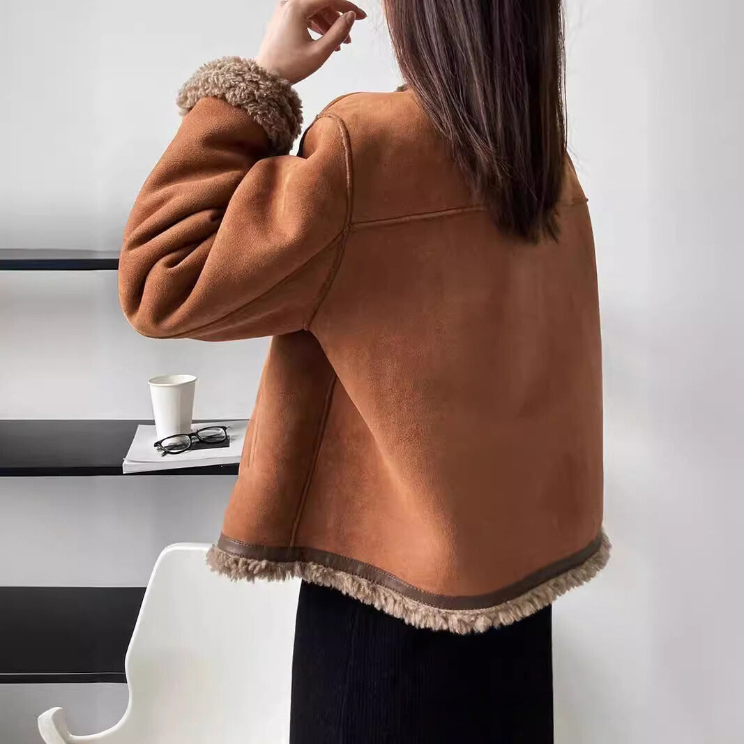 Aspen™ - Giacca di Stile Camoscio Vintage