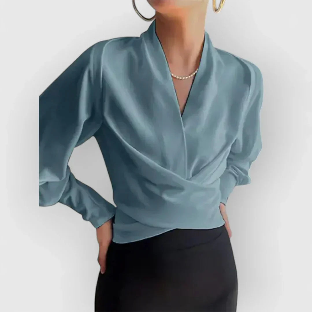Antonia® | Blusa elegante da da donna con maniche a palloncino