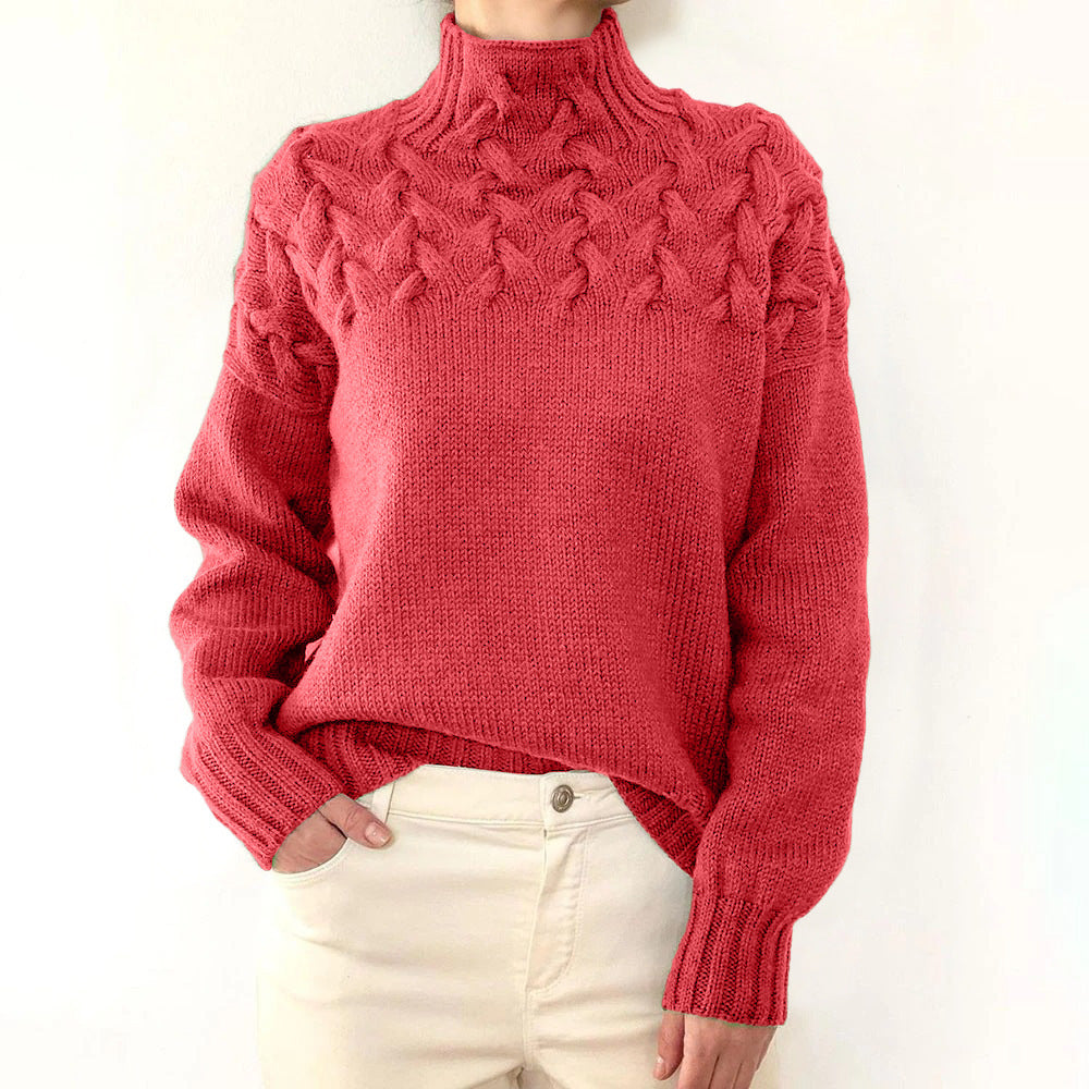 Elena | Maglione a collo alto in lana