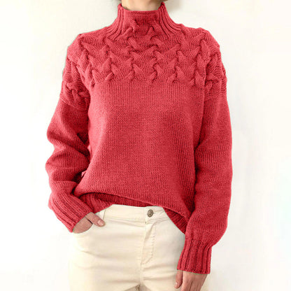 Elena | Maglione a collo alto in lana
