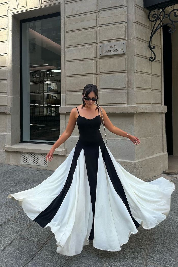 Eliana | Abito Maxi con Paneles