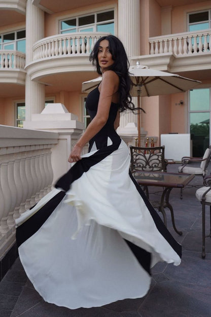 Eliana | Abito Maxi con Paneles