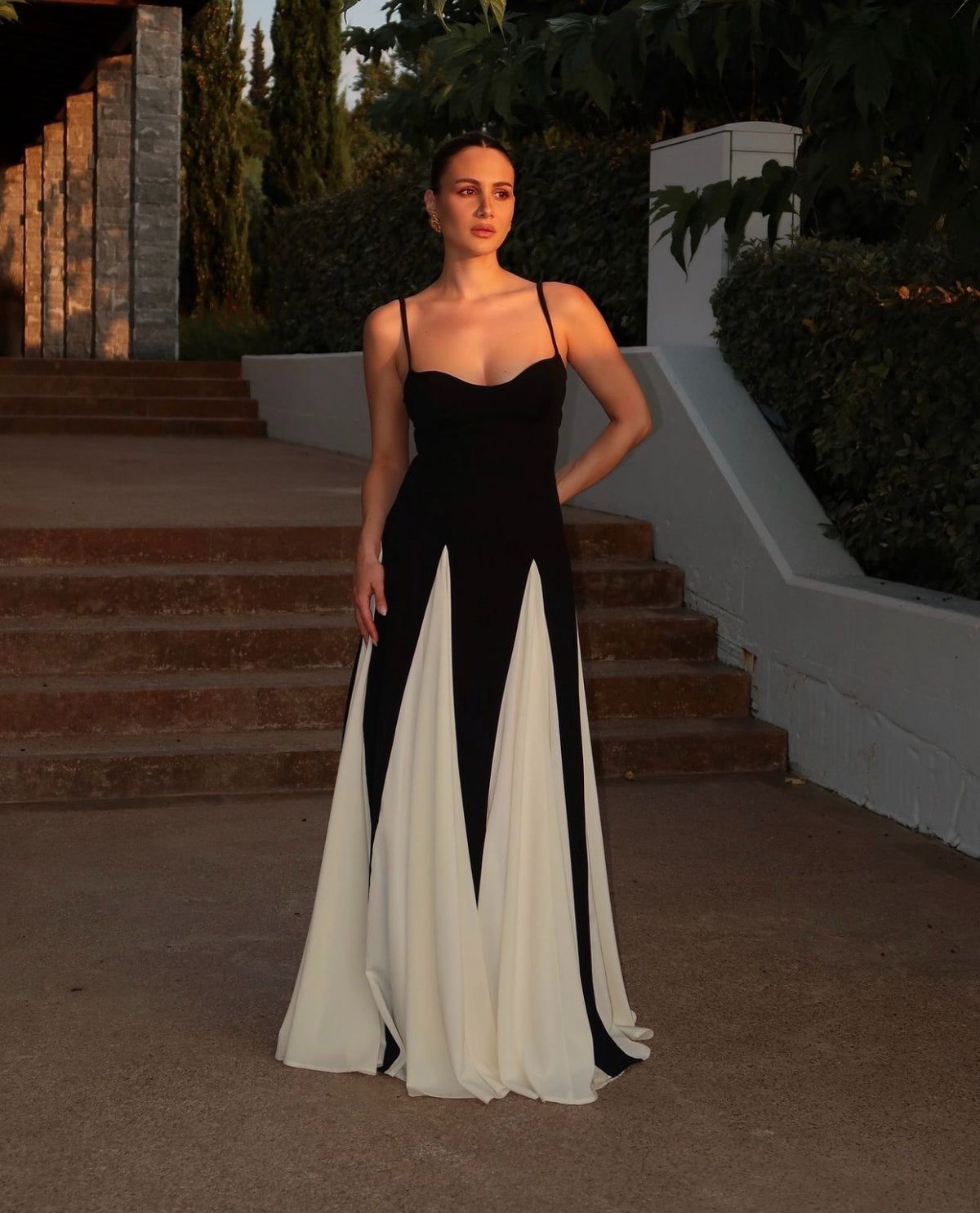 Eliana | Abito Maxi con Paneles