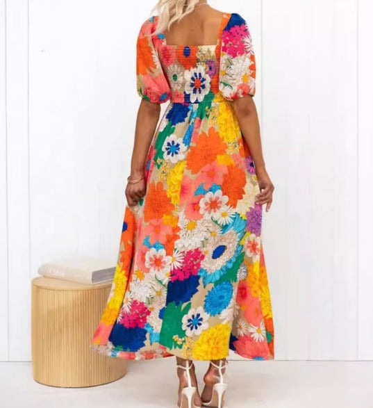 Sarah - Abito maxi con Stampa floreale