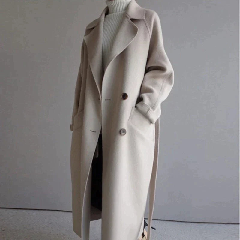 Sarah™ | Cappotto in lana Lungo